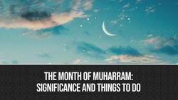 The month of Muharram
