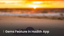 Gems Feature in Hadith App